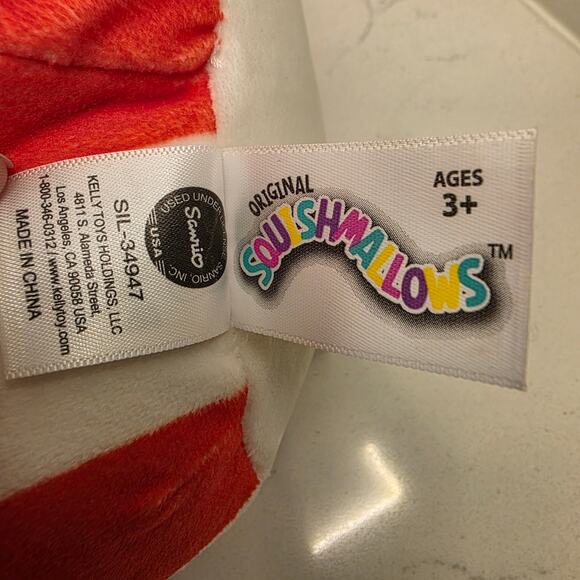 Keroppi Sanrio Squishmallow 8" Plush 2021 Kellytoy Soft Frog Stuffed Toy - Picture 4 of 5